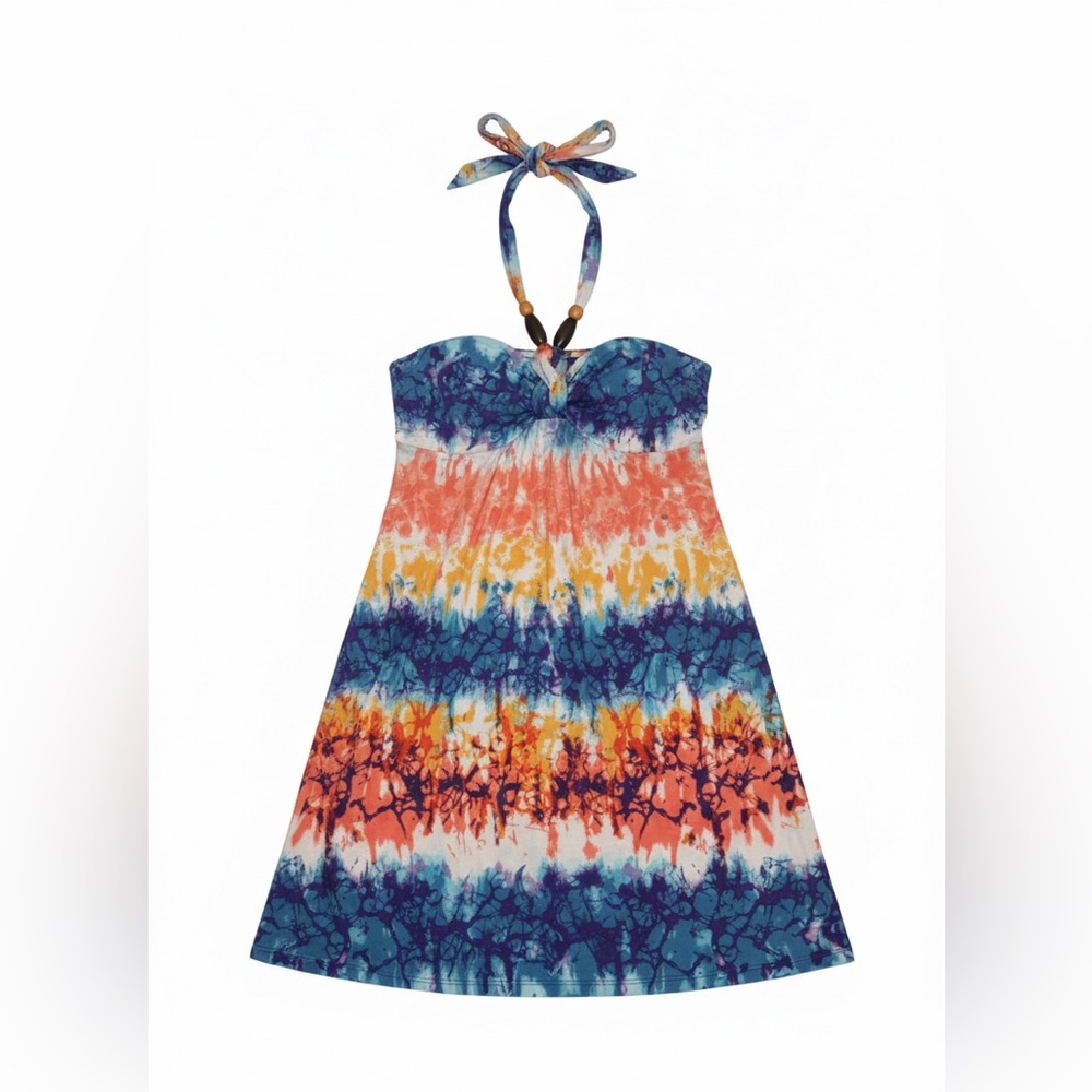 No Boundaries Multicolor Halter Dress